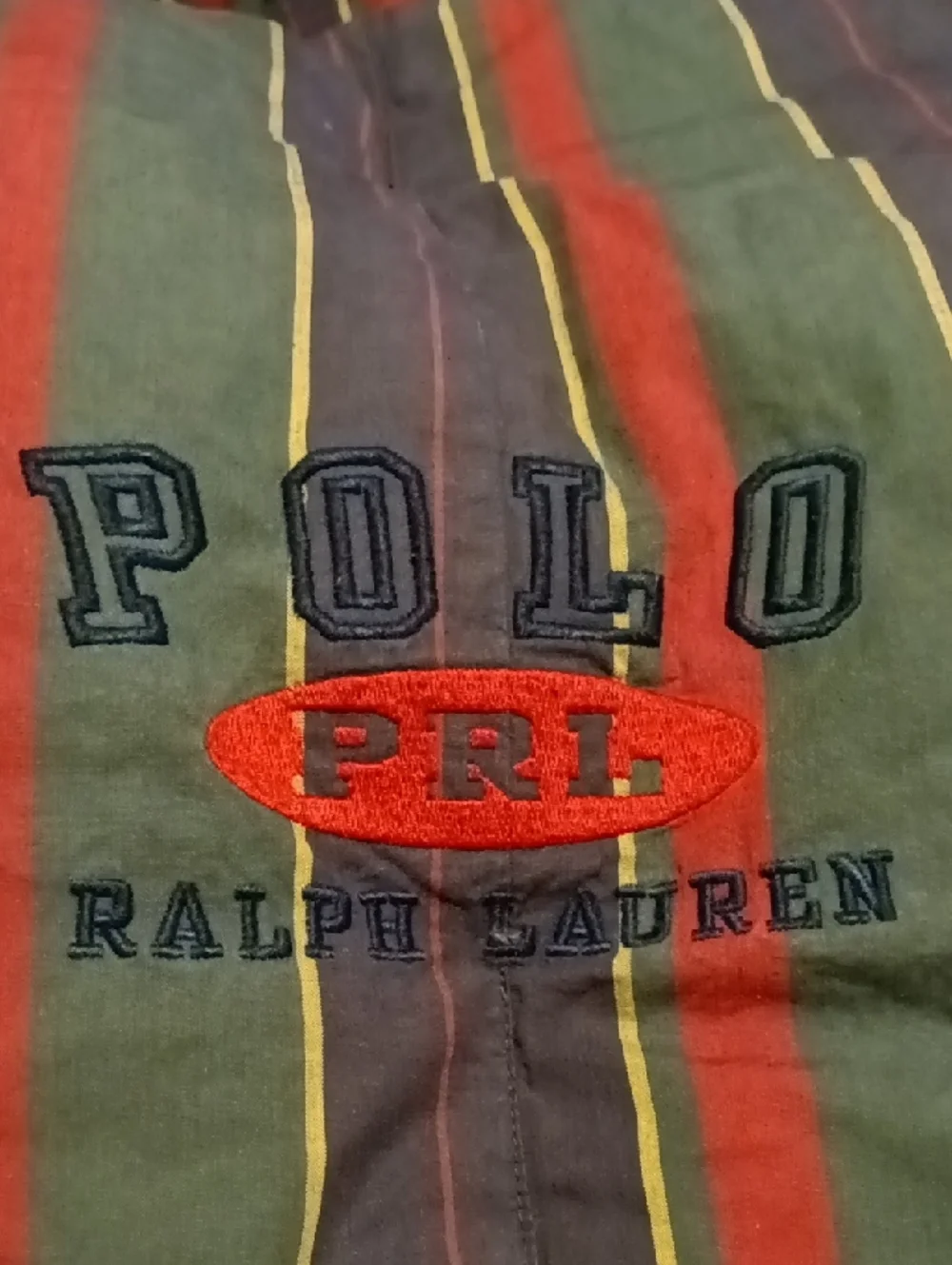 Vintage Polo Ralph Lauren Home Striped Down Reversible Queen Comforter /Duvet